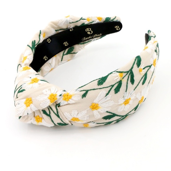 128. The Daisy Embroidered Brooke Shade Topknot - Picture 2 of 3